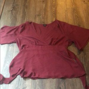 Torrid Maroon Blouse